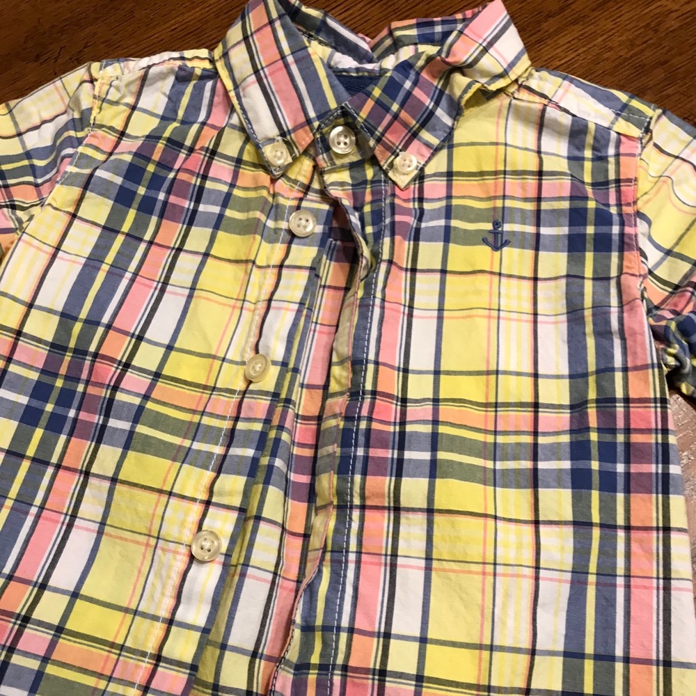 4 button down shirts. Carter’s and Ralph Lauren